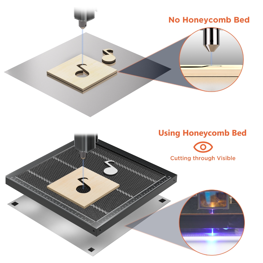 ACMER 작업 테이블 범용 벌집 침대 데스크탑 보호  - Honeycomb Laser Bed 리뷰 및 가격