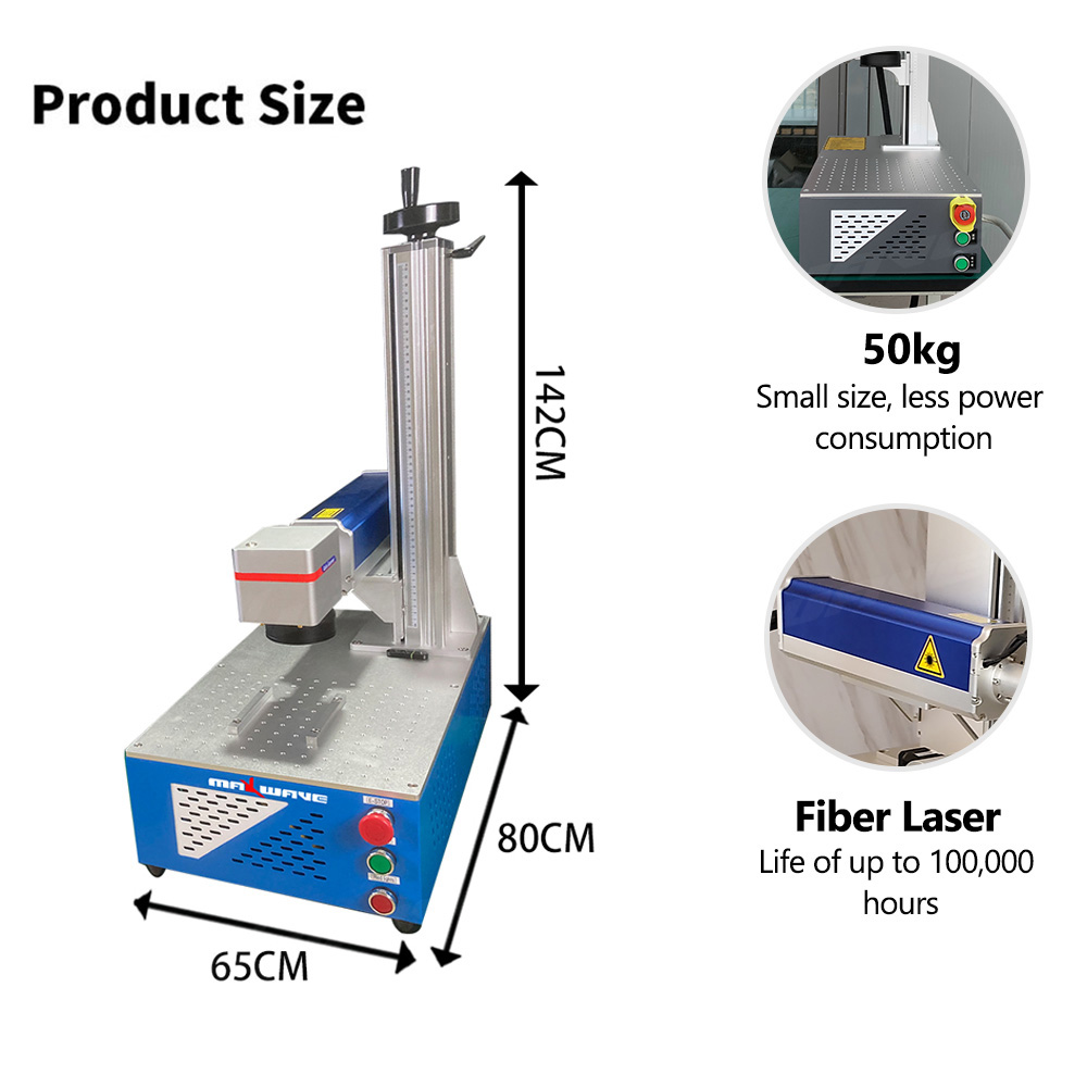 50W IPG 섬유 레이저 조각기, 매우 안정적인 성능 - Industrial Laser Engraver 리뷰 및 가격